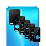 Kite Digital [Pack of 4] Vivo T1X 4G [Black] Back Camera Lens Protector Tempered Glass - Full Camera Coverage with Easy Installation Kit