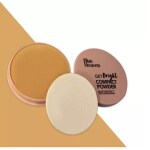 BLUE HEAVEN Get Bright Compact Powder Matte Effect - (Cream 10 g)