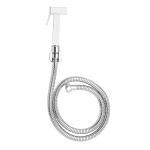 Acetap Square Brass Health Faucet with 1.5 Meter Flexible SS304 Shower Tube and Wall Mounted Stand Pack of 1 Piece