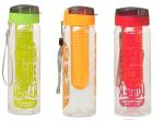Imago Detox Fruit Infuser Water Bottle Infusion BPA Free Pack of 3 (750ml)