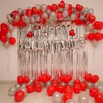 ARYAN BALLOON Sensibledecoraters Silver Letter Balloon Decoration Kit (Set Of 60) l Birthday Decoration l Party Decoration l Home Décor l Interior l Happy Birthday l Anniversary l Decorative Kit l Balloons Decoration Kit l Banner