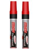 SONI OFFICE MATE Jumbo Permanent Marker (Set of 2, Red)