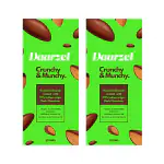 Daarzel Vegan And Gluten Free Dark Chocolate, Almonds Coated With 70% Indian Origin Cacao, Non GMO - 50gms x 2