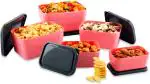 HASHONE Kitchen Storage Containers 2200 ml, 1400 ml, 800 ml, 500 ml, 300 ml Plastic Container