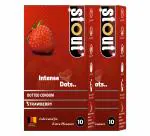 Stout Extra Dotted Strawberry Flavoured Condoms for Men- 10 Count |Pack of 2