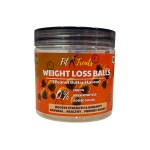 Fit Treats Weight Loss Balls | Peanut Butter Flavour | Multigrain Daily Protein Snack | High Fibre & Omega 3 | 3g Protein & 5g Fibre Per Ball | Pack of 7 balls | 100% Guilt Free & No Preservatives