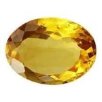 SHIVAY ASTRO GEMS Citrine Chakra Healing Stones Crystal Tumble Stone Thailand Orginated Natural Yellow Rashi For Wealth, Prosperity, Money, Success, Manifestation, Loose Cut Gemstone (8.25 Carat)