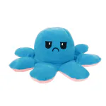 Stuff Tree Reversible Octopus soft toy pink sky 18 cm