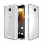 Kite Digital OnePlus 3/3T Transparent Bumper Shock Proof Corner Soft TPU Silicone Flexible Back Case Cover (Pack of 2)