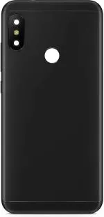 PURPLESAVVY Black Carbon Steel Back Panel For Mi Redmi 6 Pro