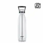 Pexpo Echo ISI Certified |1800ml Water Bottle for Office| Vacuum Insulated Water Bottles with Handle|24 Hrs Hot & Cold | Thermos bottle | Flask | Silver| Home | Office | Kitchen | Men, Women & Adults