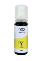 INKSPOT 003 Compatible Refill Ink for Epson L3110, L3150, L3250, L3252 L3115, L3116, L3101, L3210, L3215, L3216, L3151, L3152, L3156, L5190 Printer (Yellow)