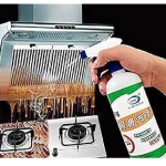 NKK Export Import- Kitchen Oil & Grease Stain Remover Chimney & Grill Cleaner Non- Flammable Nontoxic & Chlorine Free Grease Oil & Stain Remover for Grill Exhaust Fan & Kitchen Cleaners (500 Ml, Pack of 1)