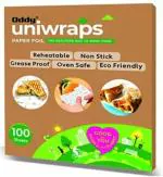 Oddy Uniwraps Food Wrapping Paper Sheets (10x12 Inches, Pack of 100 Sheets) Paper Foil