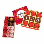 Chocoloony Chocolate Box With Flowers Milk Flavour for Birthday