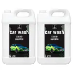 ZIVANTIX Car wash shampoo Liquid green 10 Liter for Both Bucket & Machine Wash - Car Washing Accessories With PH Neutral Formula - Bubblewash Snow Car Foam Shampoo