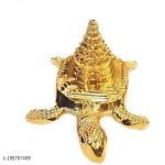 Chkoteravatiya Metal Feng Shui Vastu Laxmi Meru Shree Yantra Worship to gain Wealth | Religious Idol & Figurine for Home & Temple | Prosperity Luck Success size | 5 cm