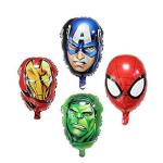 Grand Shop Multicolor Aluminium Avengers Face Foil Balloons