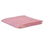 Strotam Pure Cotton Handloom Bath Towel Small Check Large Size Bankura Gamcha (Set of 2 Red)