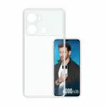 Fastship Rubber silicone Back Cover for Itel P40 ( 6.6 Inch ) - Transparent