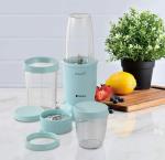 Bergner Nutri Health Blender 400W With 3 Jars, Light Blue