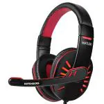 Matlek Wired Over Ear Gaming Headphones with Mic Adjustable, Surround Sound, Deep Bass Works with All Mobile Phones, Ps5, Ps4, Xbox One