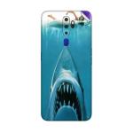 GADGETSWRAP Printed Vinyl Skin Sticker for Oppo A9 2020- shark attack painting