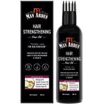 Man Arden Hair Strengthening Hair Oil With Comb Applicator for Men, For Nourishment & Strength, Bhringraj Oil, Organic Coconut Oil, Jamaican Castor Oil, Golden Jojoba Oil, 100 ml