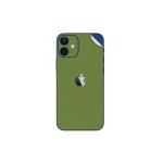 GADGETSWRAP Premium Material Skin Vinyl Decal Sticker Compatible With Apple iPhone 12 Mini - Green Matte