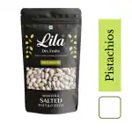 LILA DRY FRUITS Premium Roasted & Salted Pistachios 1000g (1kgs) Pouch Pack| Namkeen Pista Dry Fruit| Tasty & Healthy| High in Protein & Dietary Fiber | Gluten Free & Low Calorie Nuts | Pista In Shell