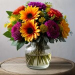 Love Creation A4 Size poster print for creative wall art- sunflower-dreams-6882( Sticker)