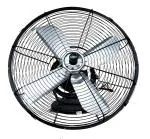 Cinni High-Speed 400mm Cabin Fan, Black