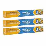 Freshee 9mtr Aluminium Foil Roll for Packing Food, Pack of 3 Silver Foil Roll for Food Wrapping Foil