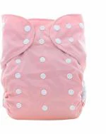 BEAUTIQ AND COLLECTIONS Eco Baby Reusable and Washable Cloth Button Diaper with Insert - XS