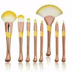 Glamour Beauty Luxury Makeup Brushes (Golden)