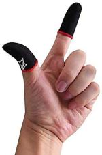 SRIKANTH ENTERPRISES Bal samrat Spandex Anti-sweat Breathable Pubg Gaming Finger Sleeve - 4 cm (pack of 2)