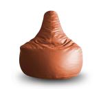 Style Homez Premium Leatherette XXL Bean Bag Gaming Chair Tan Color, Cover Only