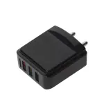 MODGET Travel Friendly Portable Adapter Worldwide Adaptor (Black)