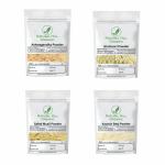 Natural Hill Organic Health Care Combo Powder Shatavari Safed Musli Kaunch Beej Ashwagandha 100G Pack of 4 each 25g