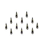 Comet Busters Beautiful Handcrafted Small Black Tilak Bindis With Stones (BIN1832) Pack of 1
