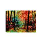 SHASWAT ART Beautiful Abstract Tree on a Forest Modern Style and Cubism Canvas Painting for Living Room, Bed Room, Office, Hotels (46cm x 61cm)