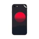 GADGETSWRAP Printed Vinyl Skin Sticker for Apple iPhone SE (2020) - Red Moon