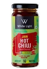 WHITE LIGHT FOOD Jain Hot Chilli Sauce 250gm