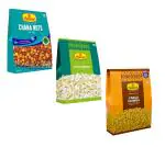 Haldiram's Nagpur Farali Chiwda (200 gms),Chana Nuts (200 gms),Lite Chiwda (200 gms)