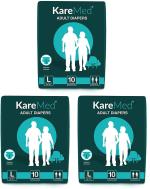 Kare Med Adult Diapers - L, 30 Pcs