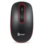 Enter Swish Wireless Optical Mouse (2.4GHz Wireless, Black, Red)