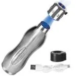 Milton Stainless Steel Silver Yuva Uv-C Technology Water Purifier On One Touch Sterilization Rechargeable Water Bottle (Set Of 3)