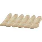 SHIVAAY PEDS Women's Microfiber Ultra Low Cut Liner with Gel Tab 6 Pairs, Nude, Shoe Size 5-10