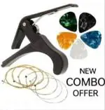 chordify Combo of Guitar String and Clip On Guitar Capo