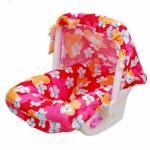 Maanit Red Baby Carry Cot with Mosquito Net